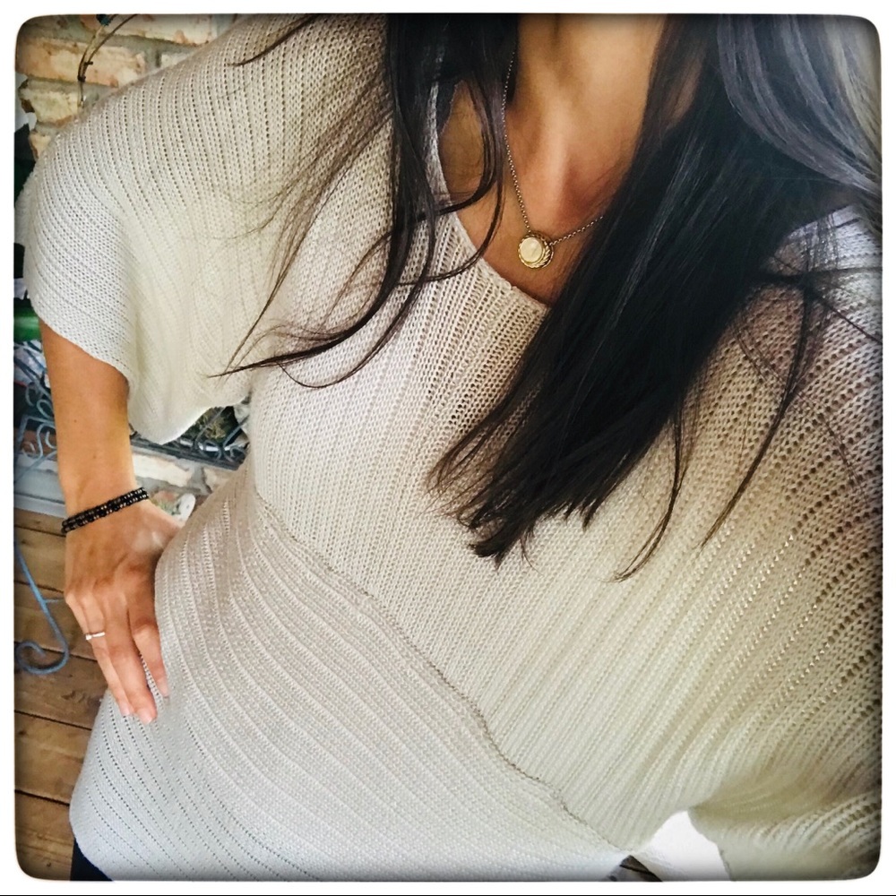 Soft Grey Knit Sweater